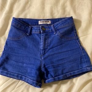 Denim shorts